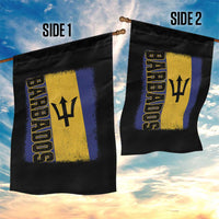 Vintage Barbados Flag Garden Flag Distressed Patriotic Caribbean Island Barbadian Pride Heritage Gift