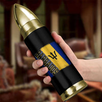 Vintage Barbados Flag Bullet Tumbler Distressed Patriotic Caribbean Island Barbadian Pride Heritage Gift