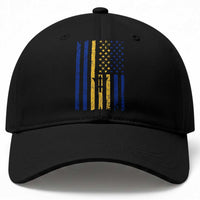 Barbados American Flag Baseball Cap Distressed Barbadian Pride Patriotic Heritage Gift