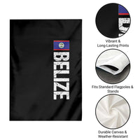 Belize Flag Garden Flag Distressed Central American Pride Heritage Gift
