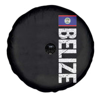 Belize Flag Spare Tire Cover Distressed Central American Pride Heritage Gift