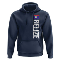 Belize Flag Hoodie Distressed Central American Pride Heritage Gift