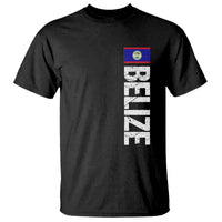 Belize Flag T Shirt Distressed Central American Pride Heritage Gift