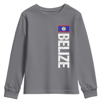 Belize Flag Youth Sweatshirt Distressed Central American Pride Heritage Gift