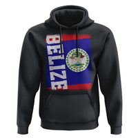 Vintage Belize Hoodie Distressed Flag Central American Pride Heritage Gift
