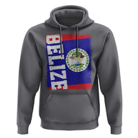 Vintage Belize Hoodie Distressed Flag Central American Pride Heritage Gift