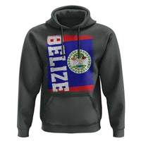 Vintage Belize Hoodie Distressed Flag Central American Pride Heritage Gift