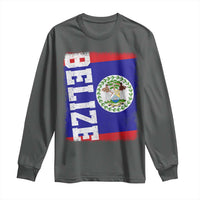 Vintage Belize Long Sleeve Shirt Distressed Flag Central American Pride Heritage Gift