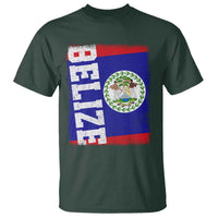 Vintage Belize T Shirt Distressed Flag Central American Pride Heritage Gift