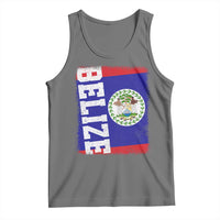 Vintage Belize Tank Top Distressed Flag Central American Pride Heritage Gift