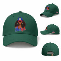 Belize Princess Baseball Cap Melanin Afro Girl Belize Flag Heritage Gift for Black Girls