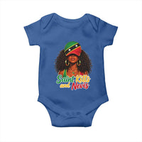 Saint Kitts and Nevis Princess Baby Onesie Melanin Afro Girl Heritage Gift for Black Girls