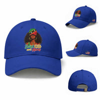 Saint Kitts and Nevis Princess Baseball Cap Melanin Afro Girl Heritage Gift for Black Girls