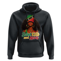 Saint Kitts and Nevis Princess Hoodie Melanin Afro Girl Heritage Gift for Black Girls