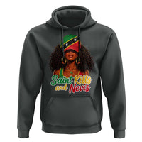 Saint Kitts and Nevis Princess Hoodie Melanin Afro Girl Heritage Gift for Black Girls