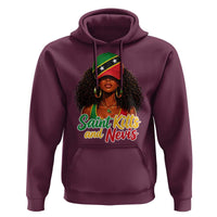 Saint Kitts and Nevis Princess Hoodie Melanin Afro Girl Heritage Gift for Black Girls