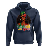 Saint Kitts and Nevis Princess Hoodie Melanin Afro Girl Heritage Gift for Black Girls