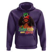 Saint Kitts and Nevis Princess Hoodie Melanin Afro Girl Heritage Gift for Black Girls