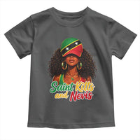 Saint Kitts and Nevis Princess Toddler T Shirt Melanin Afro Girl Heritage Gift for Black Girls