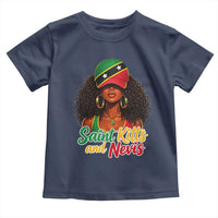 Saint Kitts and Nevis Princess Toddler T Shirt Melanin Afro Girl Heritage Gift for Black Girls