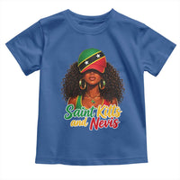 Saint Kitts and Nevis Princess Toddler T Shirt Melanin Afro Girl Heritage Gift for Black Girls