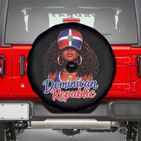 Dominican Republic Princess Spare Tire Cover Melanin Afro Girl Heritage Gift for Black Girls