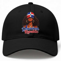 Dominican Republic Princess Baseball Cap Melanin Afro Girl Heritage Gift for Black Girls