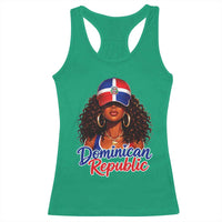 Dominican Republic Princess Racerback Tank Top Melanin Afro Girl Heritage Gift for Black Girls