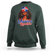 Dominican Republic Princess Sweatshirt Melanin Afro Girl Heritage Gift for Black Girls