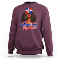 Dominican Republic Princess Sweatshirt Melanin Afro Girl Heritage Gift for Black Girls