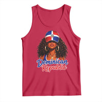 Dominican Republic Princess Tank Top Melanin Afro Girl Heritage Gift for Black Girls