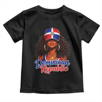 Dominican Republic Princess Toddler T Shirt Melanin Afro Girl Heritage Gift for Black Girls