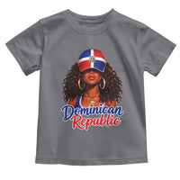 Dominican Republic Princess Toddler T Shirt Melanin Afro Girl Heritage Gift for Black Girls