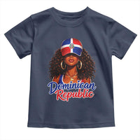 Dominican Republic Princess Toddler T Shirt Melanin Afro Girl Heritage Gift for Black Girls