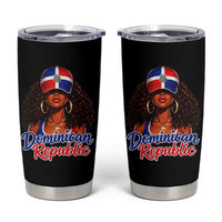 Dominican Republic Princess Tumbler Cup Melanin Afro Girl Heritage Gift for Black Girls