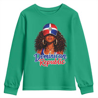 Dominican Republic Princess Youth Sweatshirt Melanin Afro Girl Heritage Gift for Black Girls
