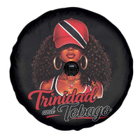 Trinidad and Tobago Afro Girl Spare Tire Cover Trini Black Queen Caribbean Pride Heritage Gift