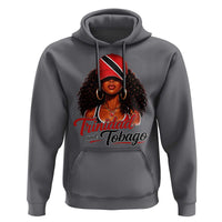 Trinidad and Tobago Afro Girl Hoodie Trini Black Queen Caribbean Pride Heritage Gift