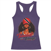 Trinidad and Tobago Afro Girl Racerback Tank Top Trini Black Queen Caribbean Pride Heritage Gift
