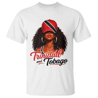 Trinidad and Tobago Afro Girl T Shirt Trini Black Queen Caribbean Pride Heritage Gift