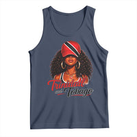 Trinidad and Tobago Afro Girl Tank Top Trini Black Queen Caribbean Pride Heritage Gift