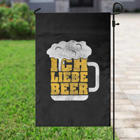 Oktoberfest Drinking Garden Flag Ich Liebe Bier Octoberfest German - Wonder Print Shop