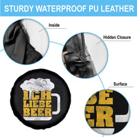 Oktoberfest Drinking Spare Tire Cover Ich Liebe Bier Octoberfest German - Wonder Print Shop