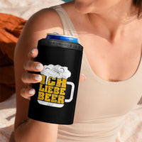 Oktoberfest Drinking 4 in 1 Can Cooler Tumbler Ich Liebe Bier Octoberfest German - Wonder Print Shop