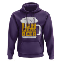 Oktoberfest Drinking Hoodie Ich Liebe Bier Octoberfest German - Wonder Print Shop