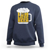 Oktoberfest Drinking Sweatshirt Ich Liebe Bier Octoberfest German - Wonder Print Shop