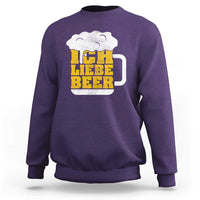 Oktoberfest Drinking Sweatshirt Ich Liebe Bier Octoberfest German - Wonder Print Shop