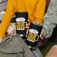 Oktoberfest Drinking Tumbler Cup Ich Liebe Bier Octoberfest German - Wonder Print Shop