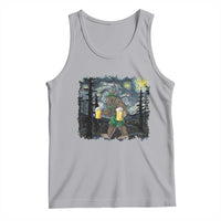 Funny Oktoberfest Bigfoot Tank Top Starry Night German Sasquatch Beer Lederhose - Wonder Print Shop