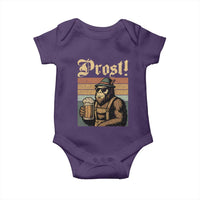 Oktoberfest Bigfoot Baby Onesie Vintage German Sasquatch Drinking Prost Lederhose - Wonder Print Shop
